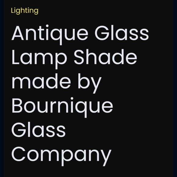 Slag lamp shade - Picture 2 of 3